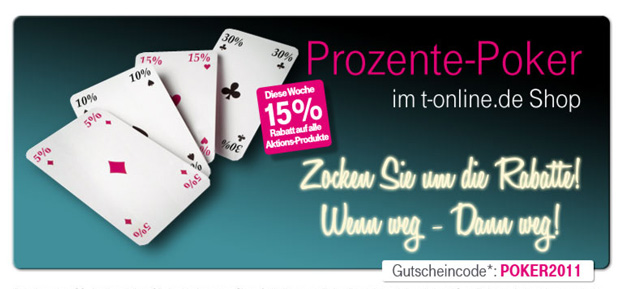 Prozente-Poker-Produkte